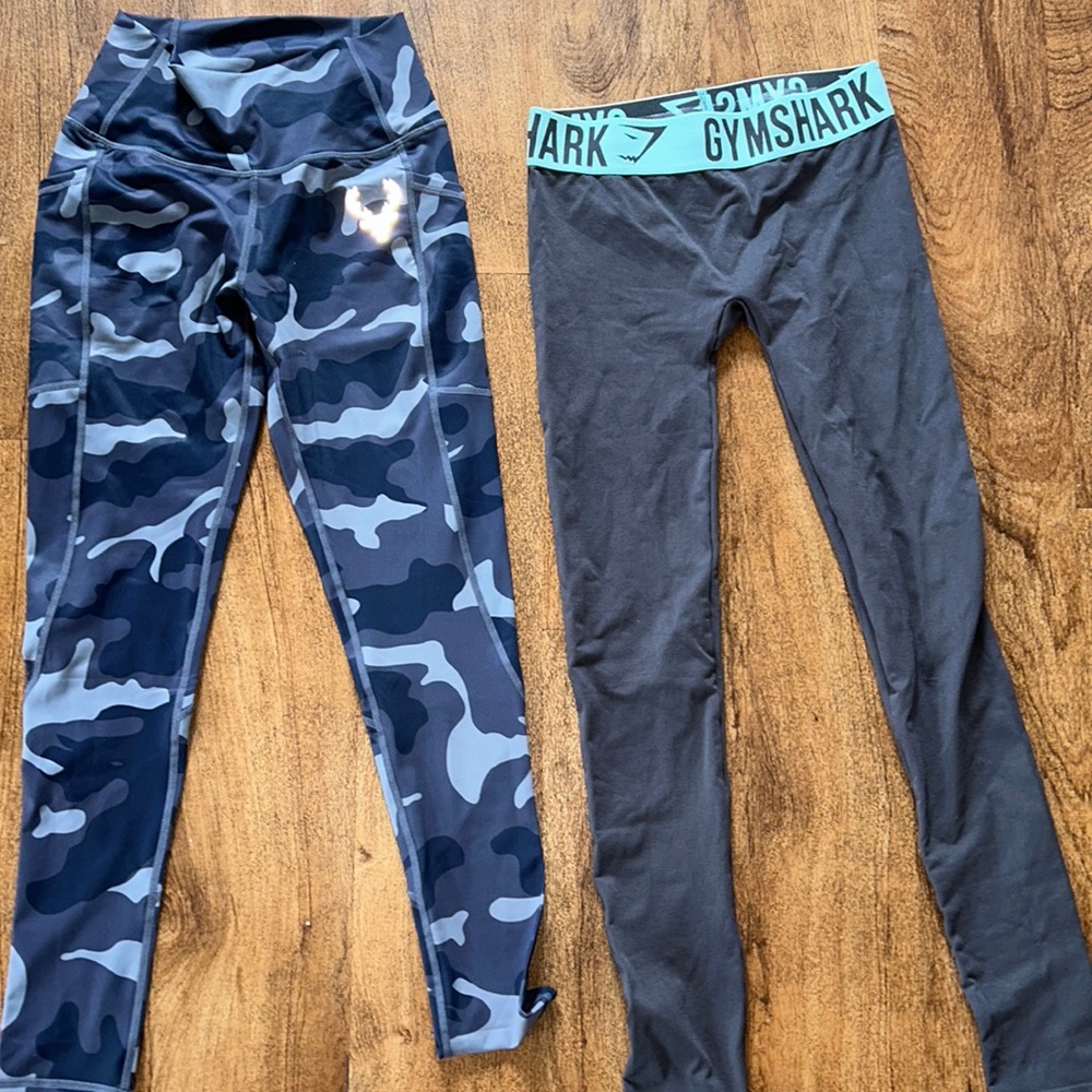 Selling both of these gym leggings together! In perfect condition, S & XS